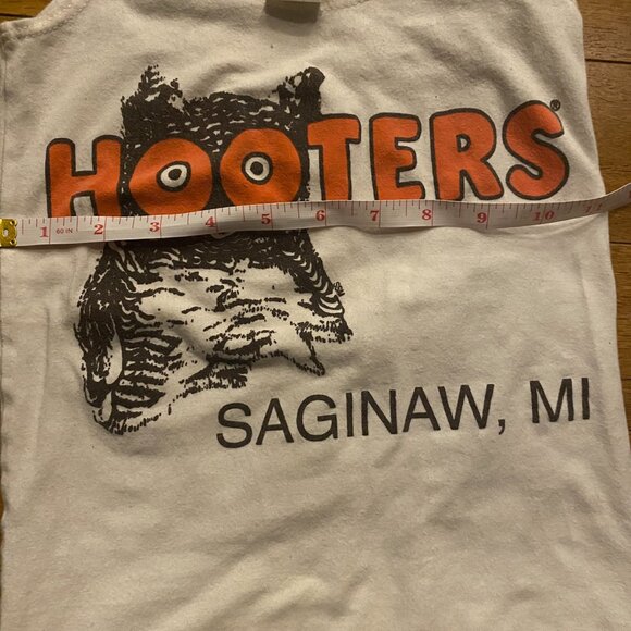 Vintage Hooters Girls Uniform - Black & White Shirts - Size XS & Small - Picture 10 of 13